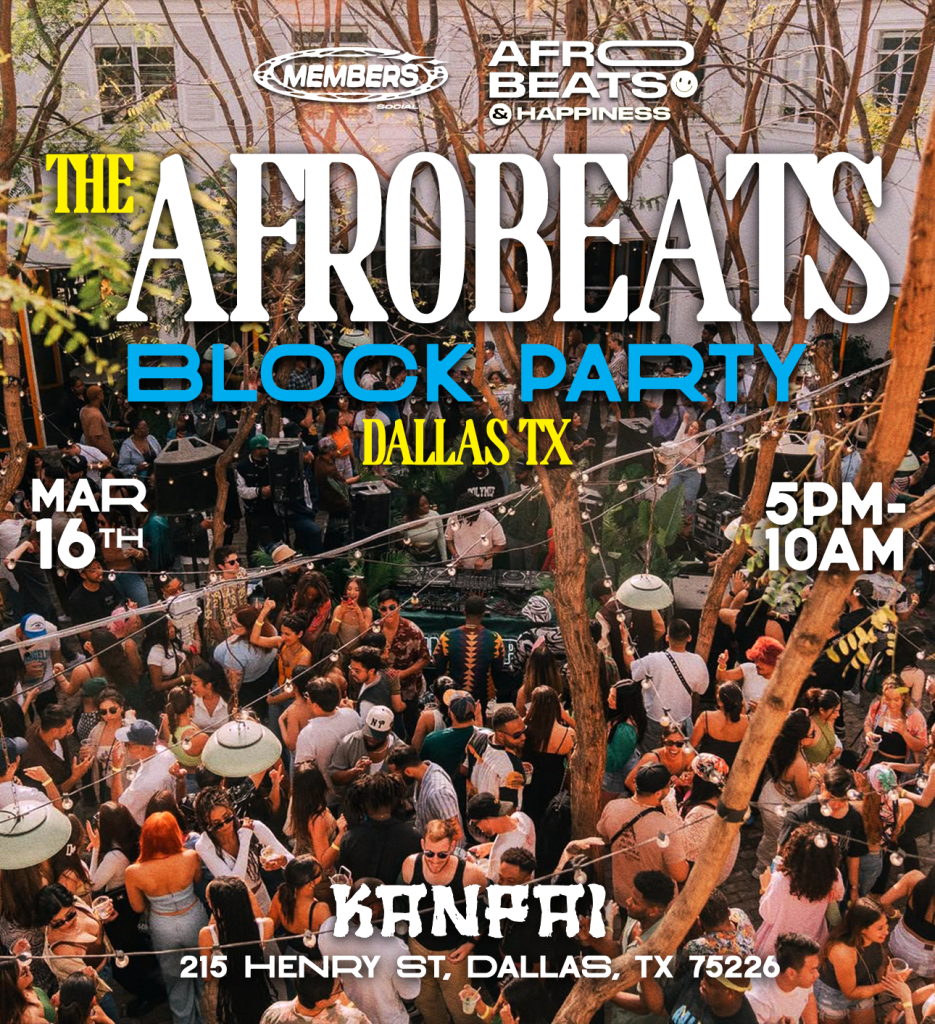 Afrobeats & Happiness at XOXO Dining Room