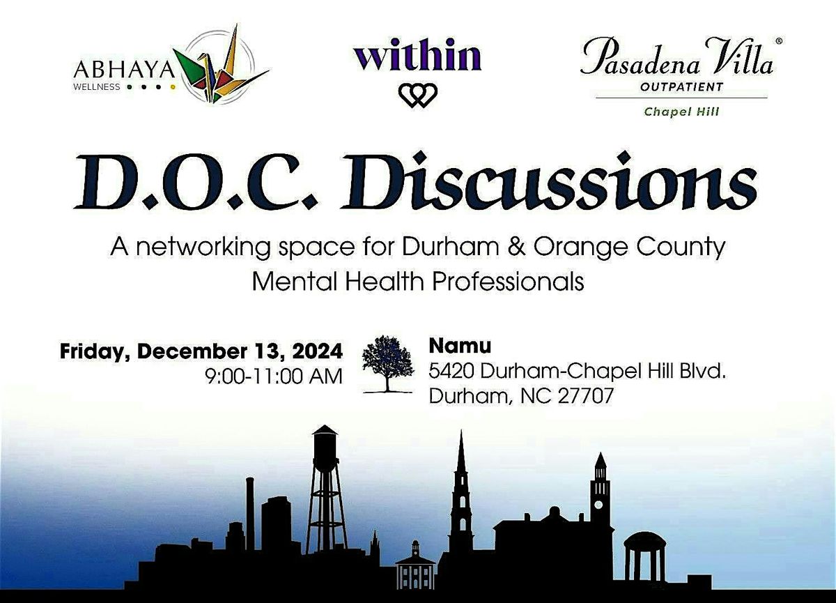 D.O.C Discussions Networking Event