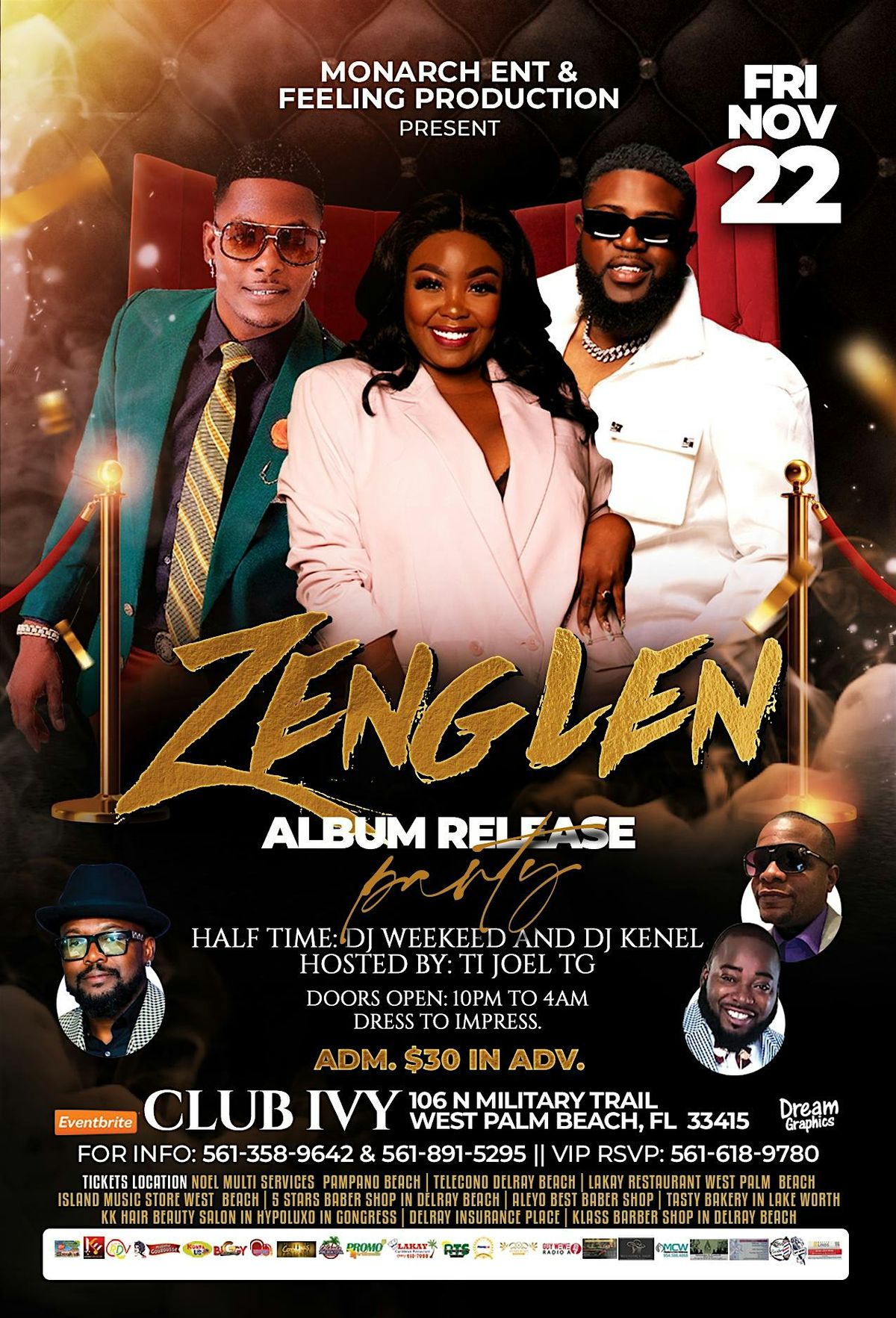 Zenglen Album Release Party West Palm Beach.