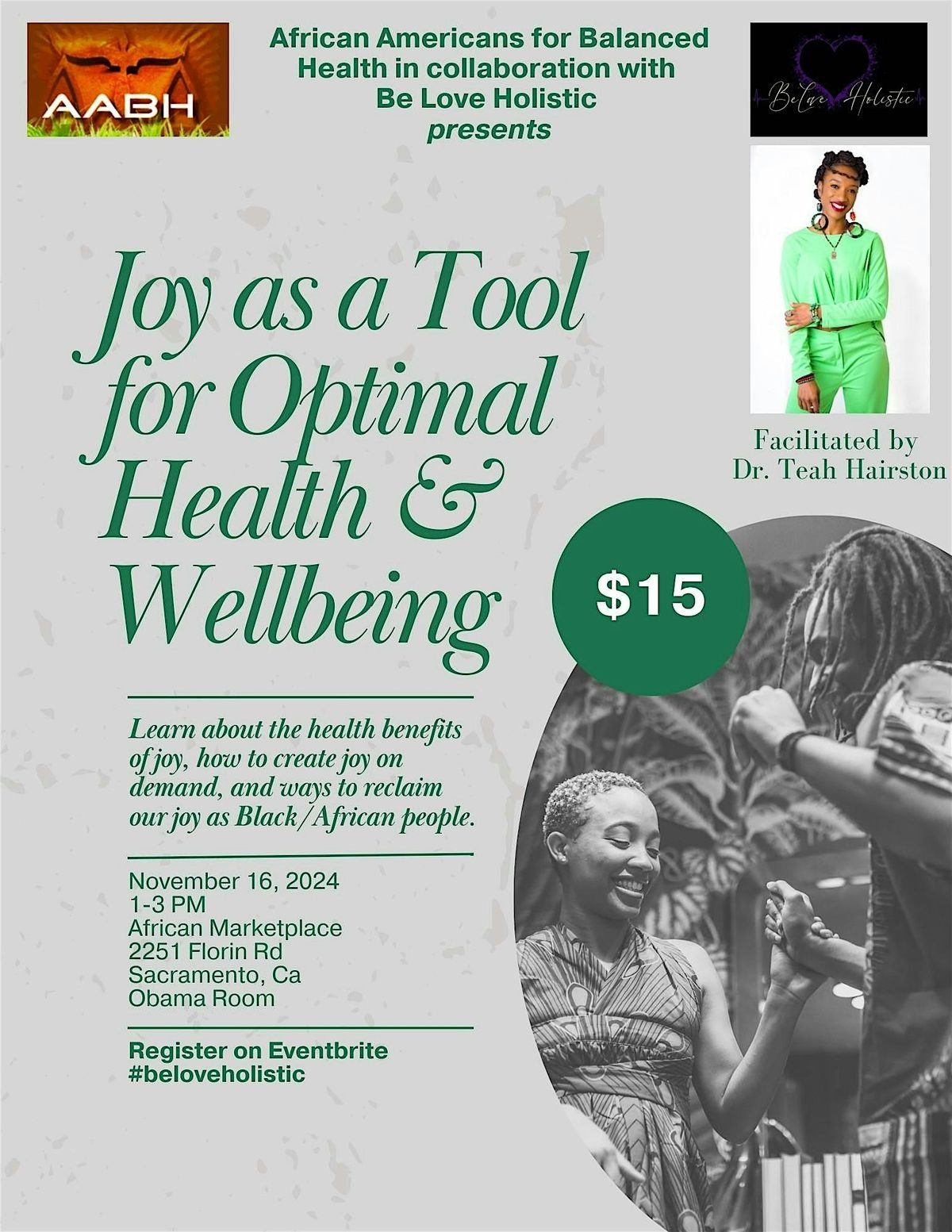 Joy as a Tool for Optimal Health and Wellbeing