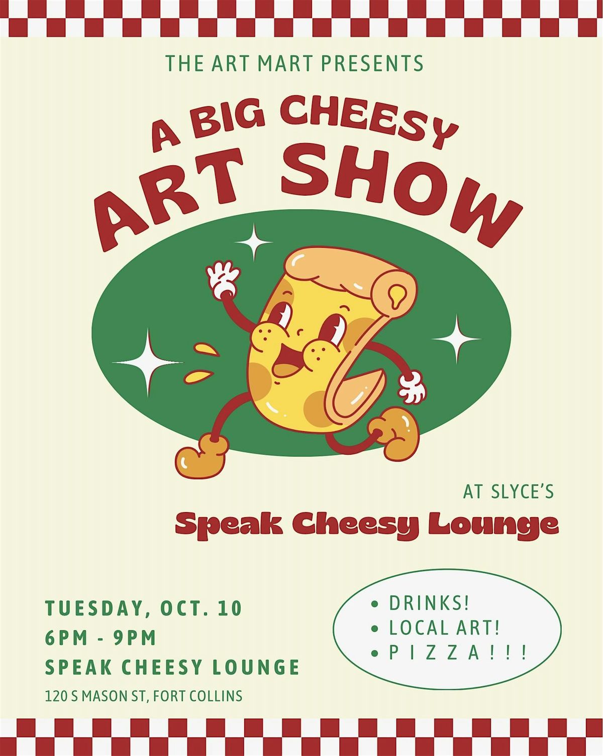 A Big Cheesy Art Show: a local art market (free to attend!)