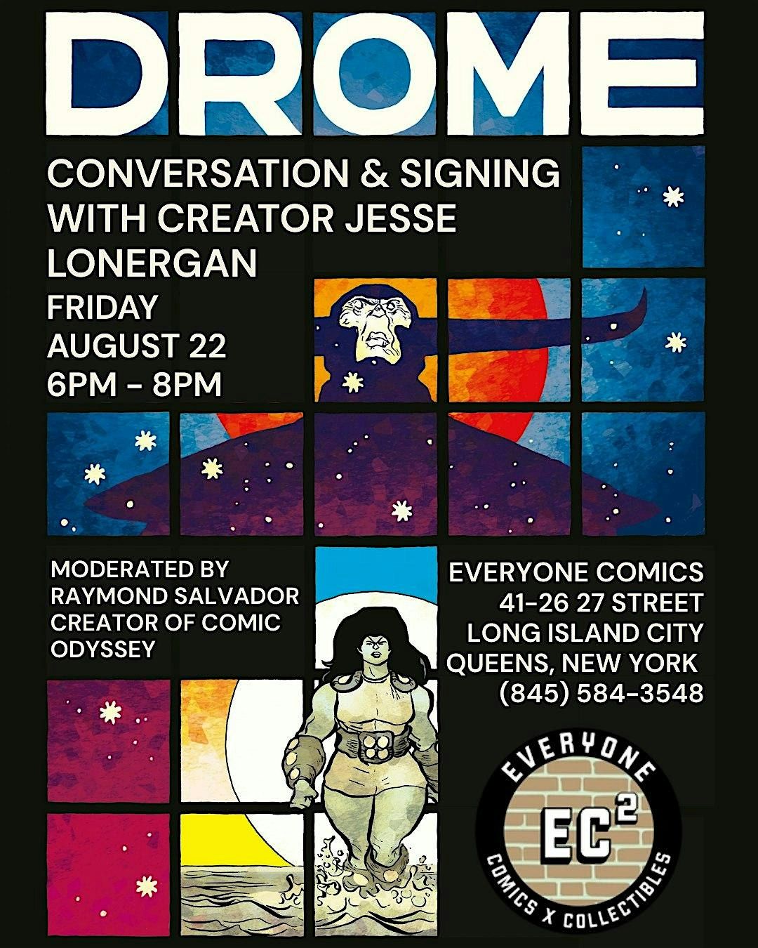 DROME Conversation & Signing With Jesse Lonergan