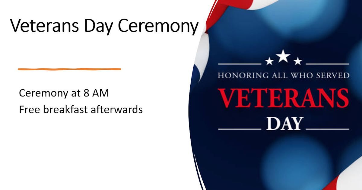 Veterans Day Ceremony