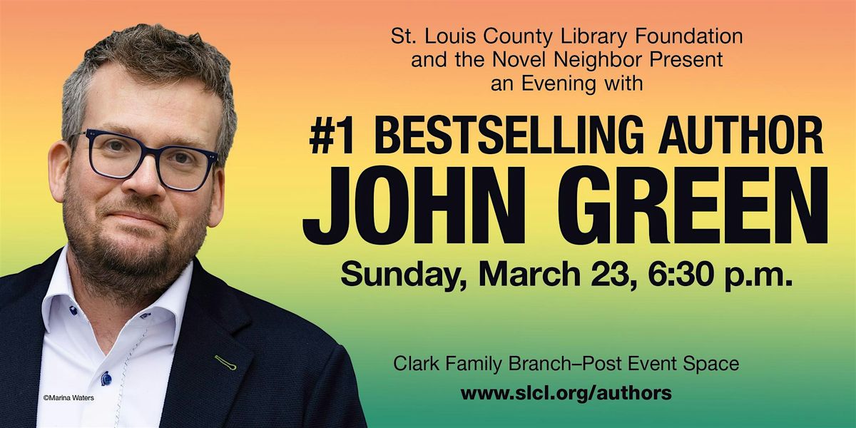 Author Event - John Green, "Everything is Tuberculosis"