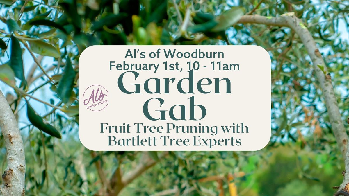 Woodburn Garden Gab: Fruit Tree Pruning