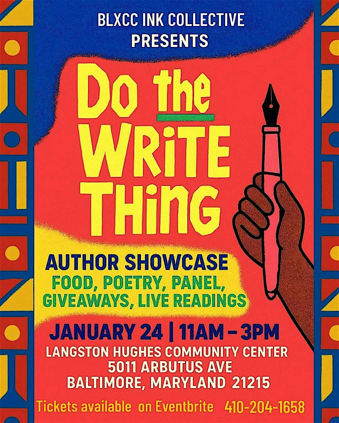 Blxcc Ink Collective presents: An Author's Showcase