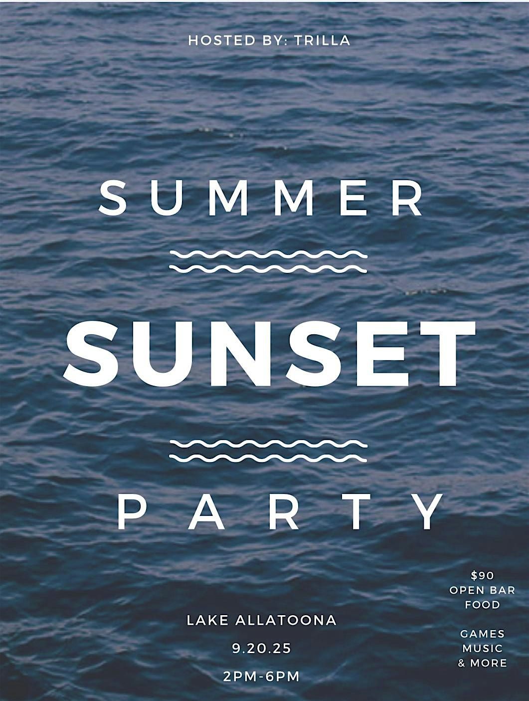 Summer Sunset Boat Party