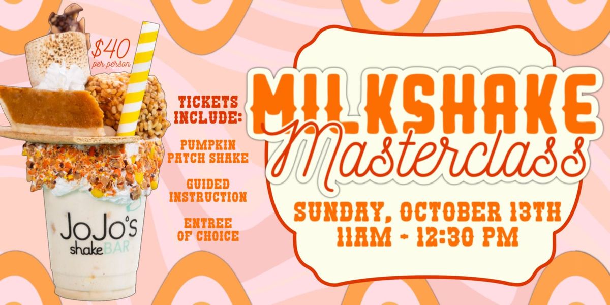 Milkshake Masterclass at JoJo's Pumpkin Patch - Detroit