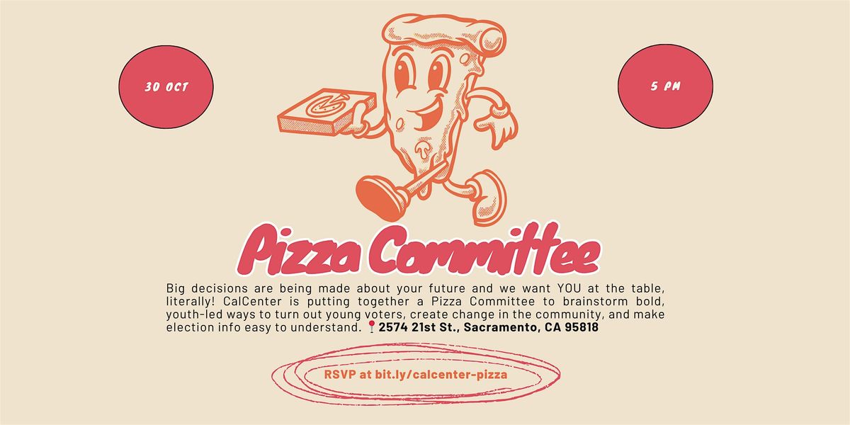 Shake The Future Up! Pizza Committee Meeting