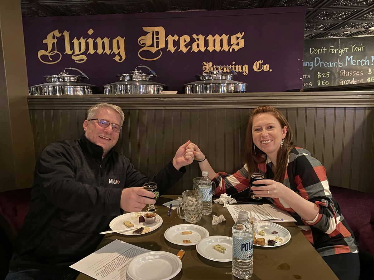 Flying Dreams & Mullahy's Spring 2025 Beer & Cheese Tasting