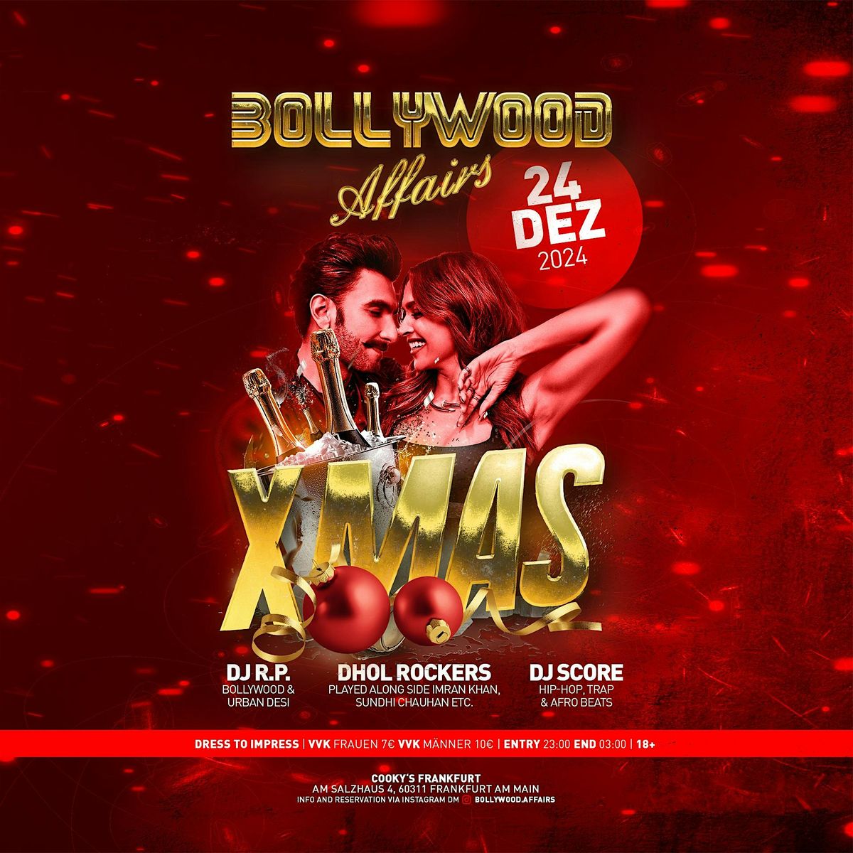 \u2728 INDIAN X-MAS PARTY NIGHT \u2728  Pr\u00e4sentiert von Bollywood Affairs