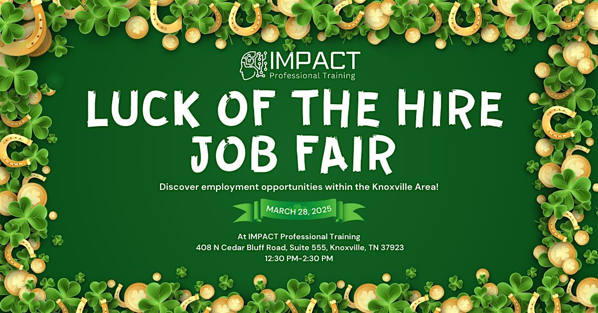 Luck of the hire job fair