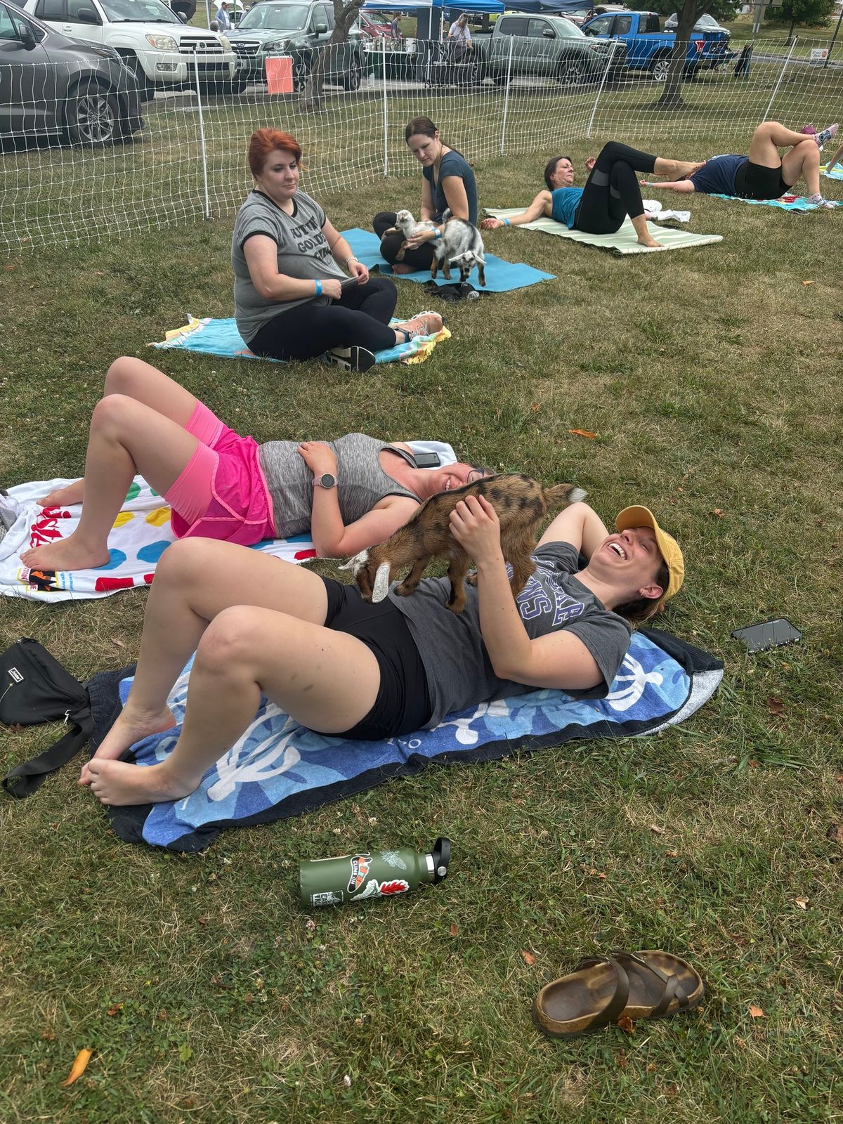 Saturday stretches, spirits and snacks