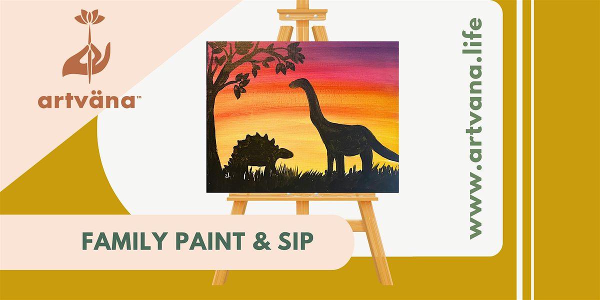 Artvana Kids & Family Painting class at Cafe Elite Lacey September 2025