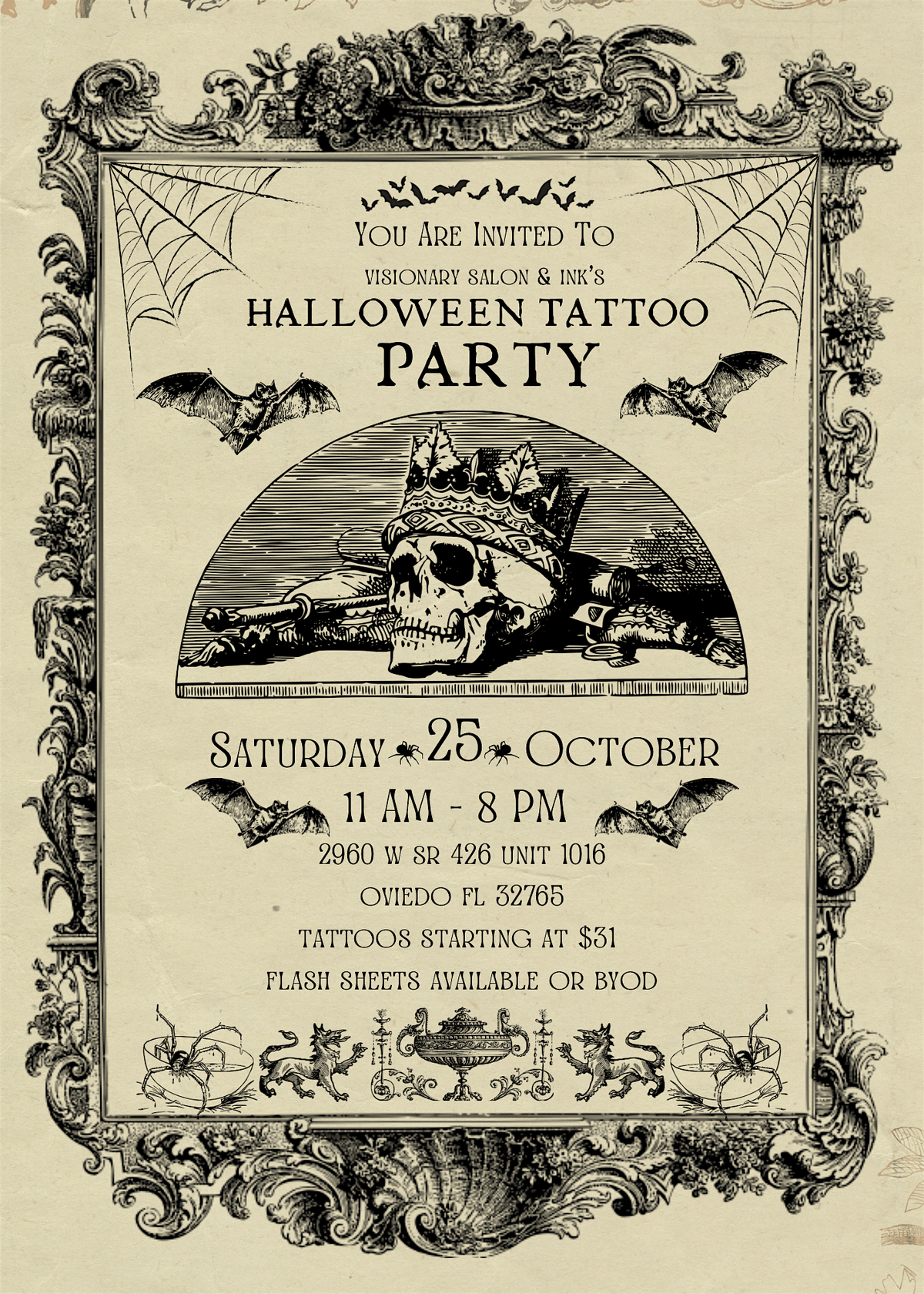 Halloween Tattoo Party