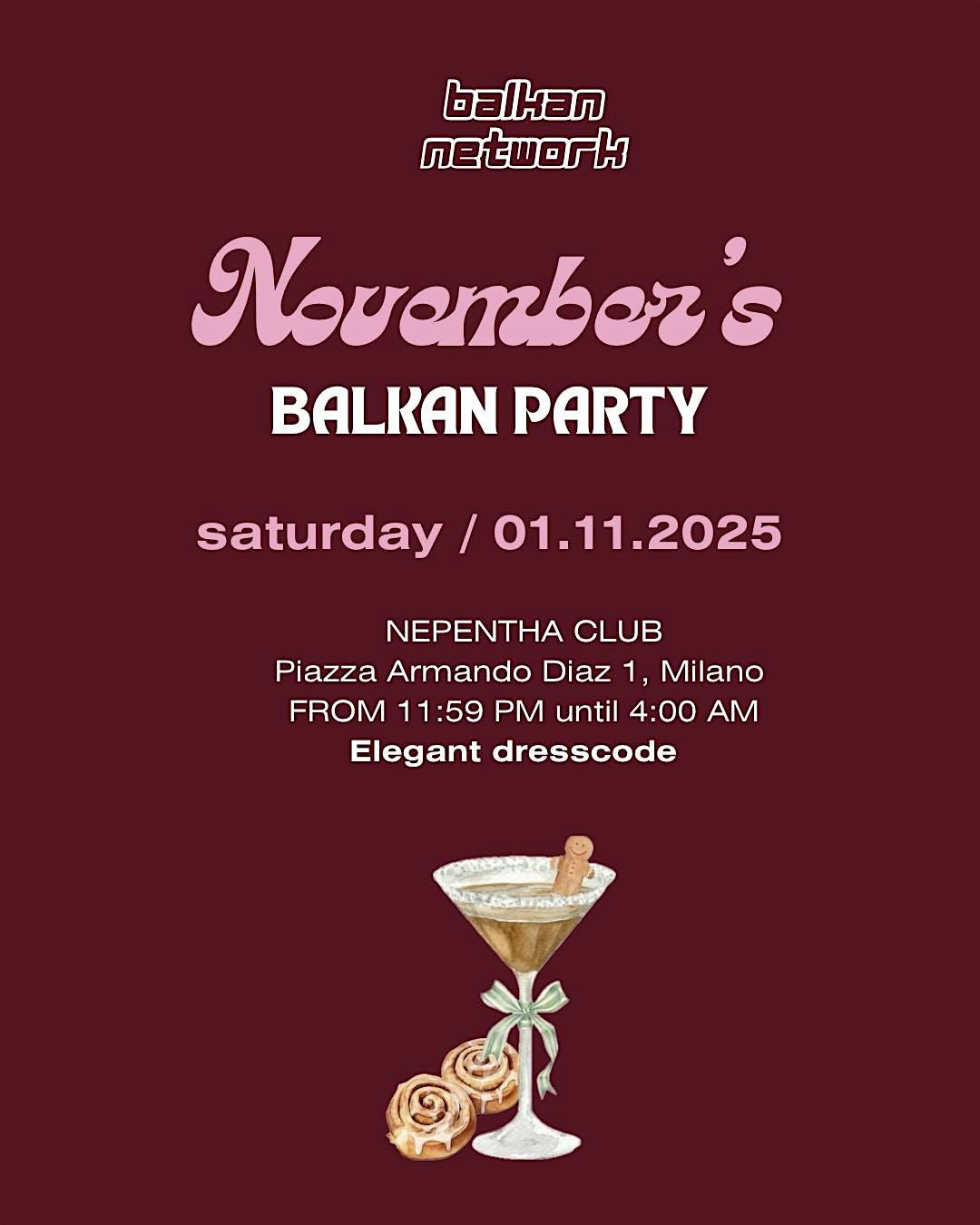 November\u2019s - Balkan Party
