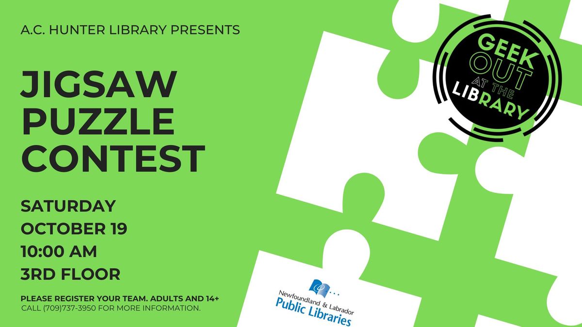 Jigsaw Puzzle Contest: a GOATL Event