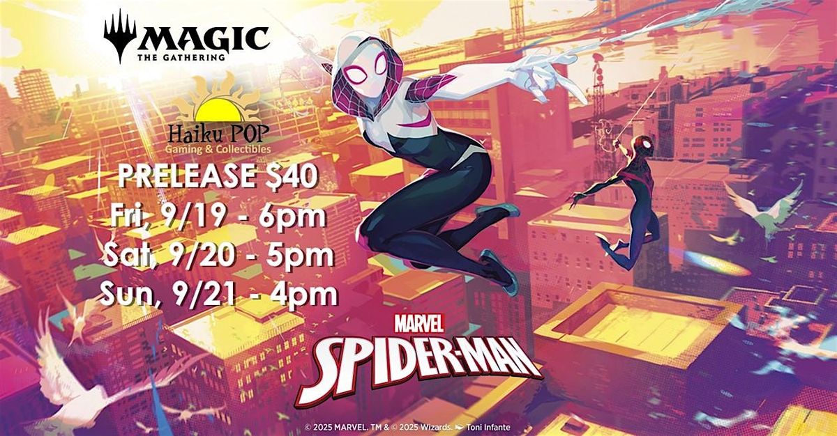 Magic the Gathering: Marvel Spider-Man Prerelease