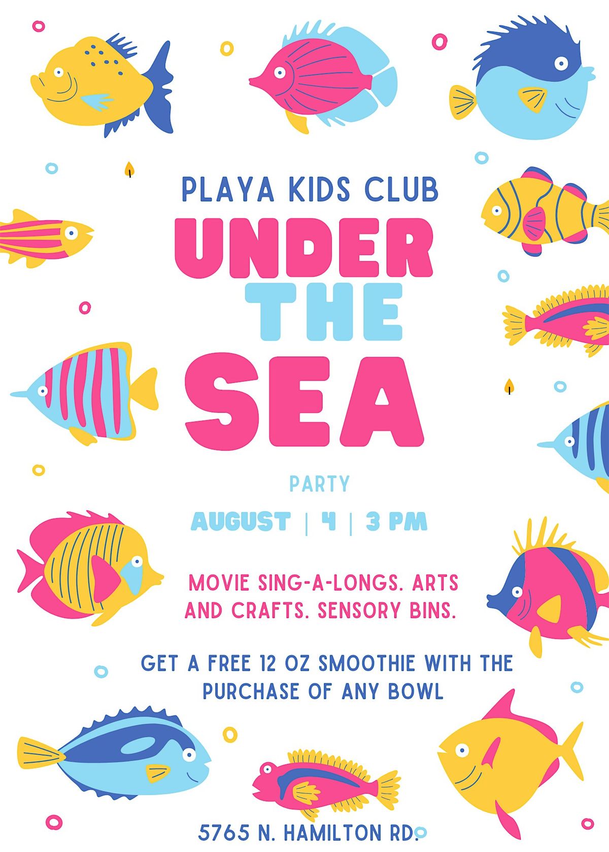 Playa Kids Club Under the Sea Party