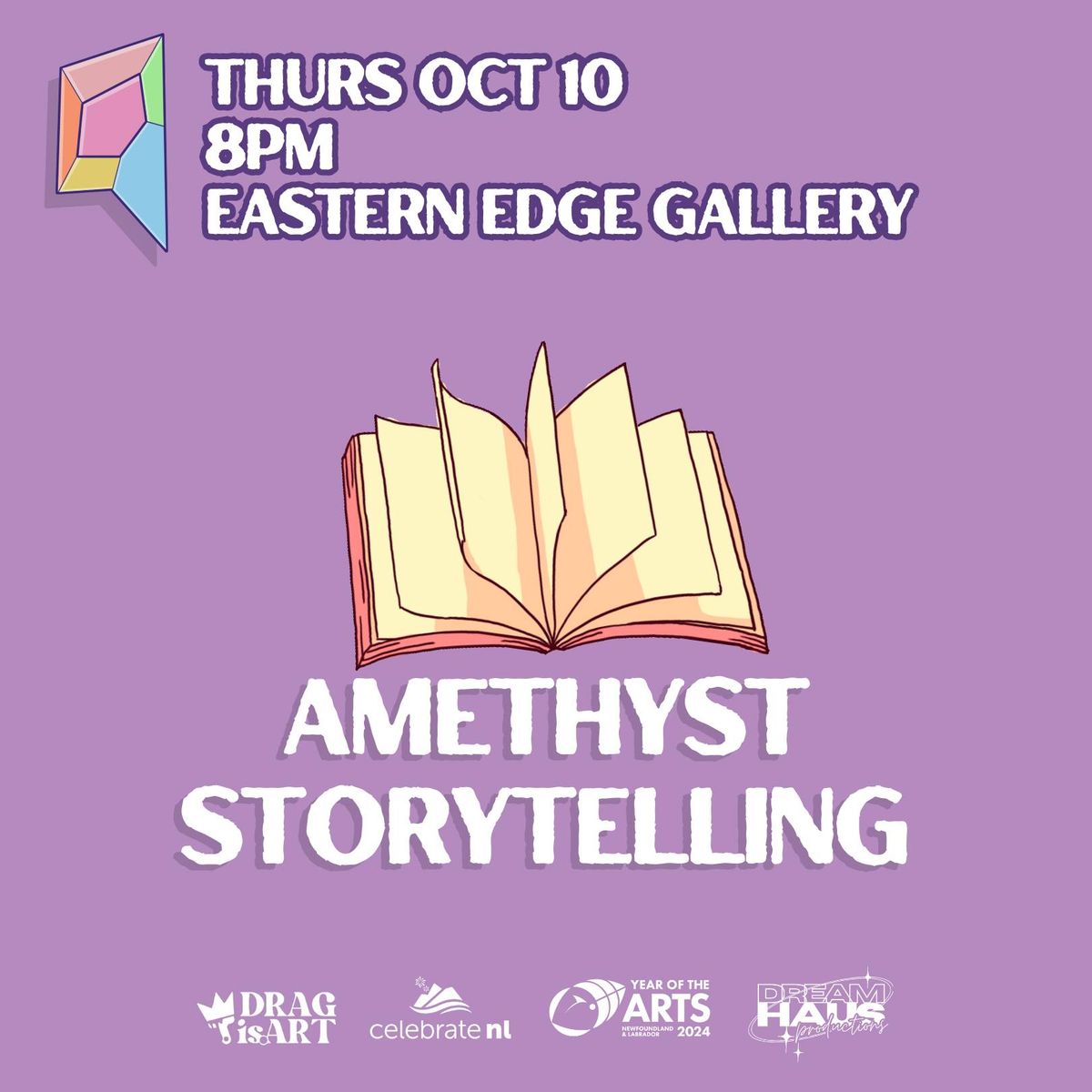 Amethyst Storytelling: Stories by 2SLGBQTIA+ Writers and Poets