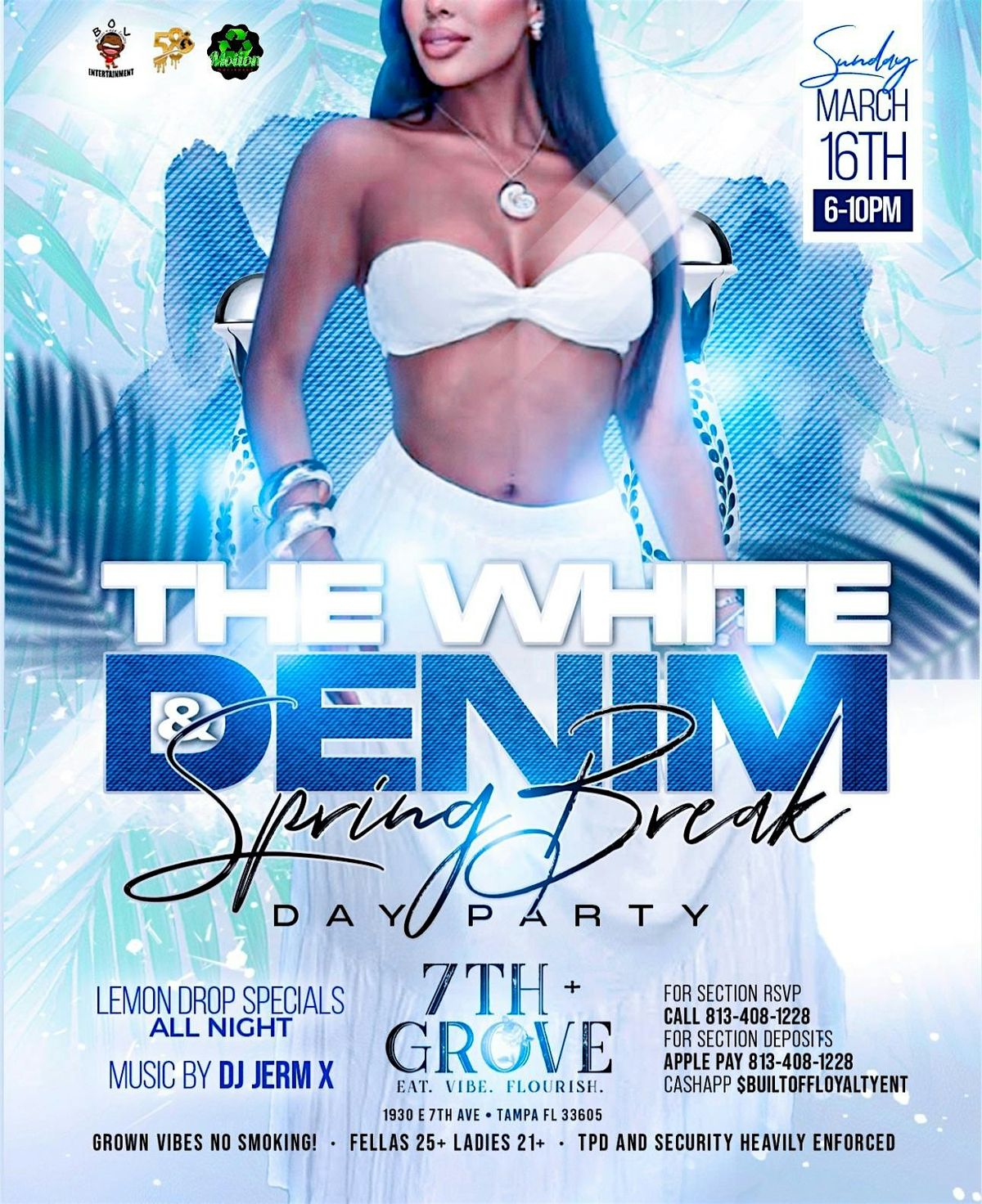 The White and Denim Spring Break Day Party