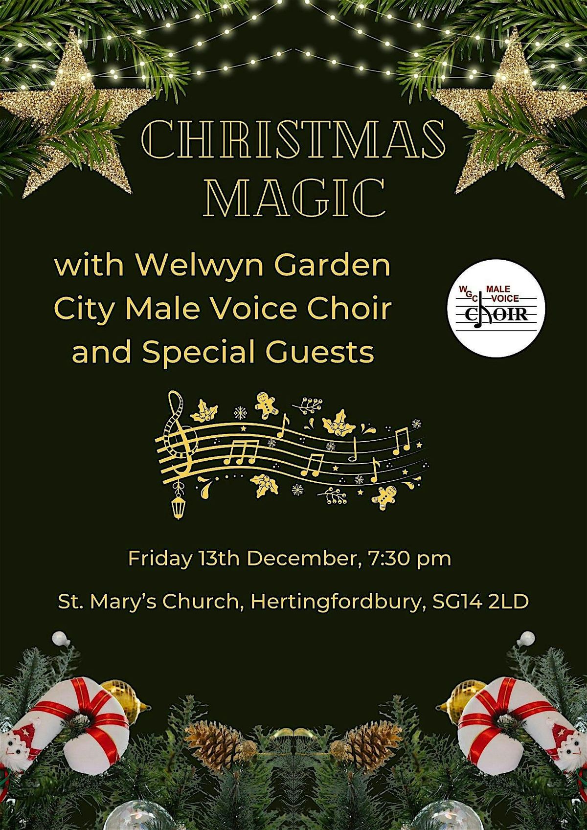 A Magical Christmas Concert with Welwyn Garden City Male Voice Choir