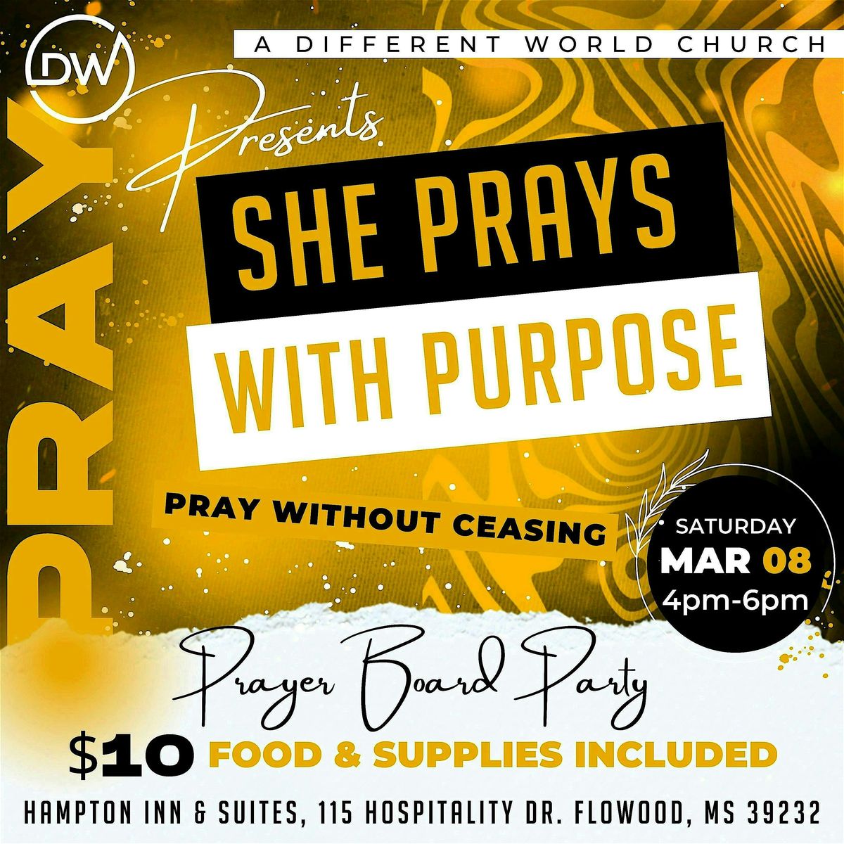 She Prays With Purpose - Prayer Board Party