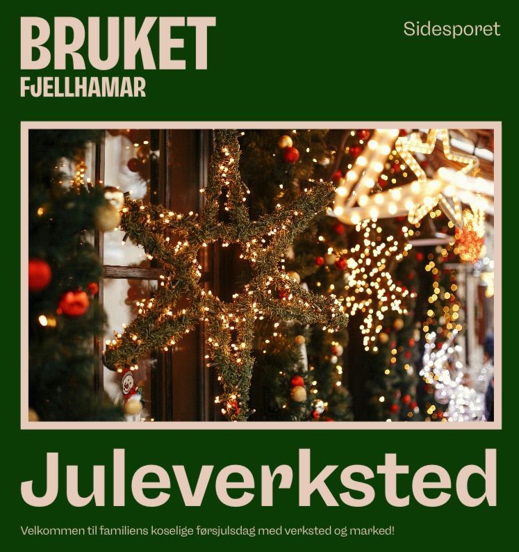 Juleverksted og marked for hele familien 