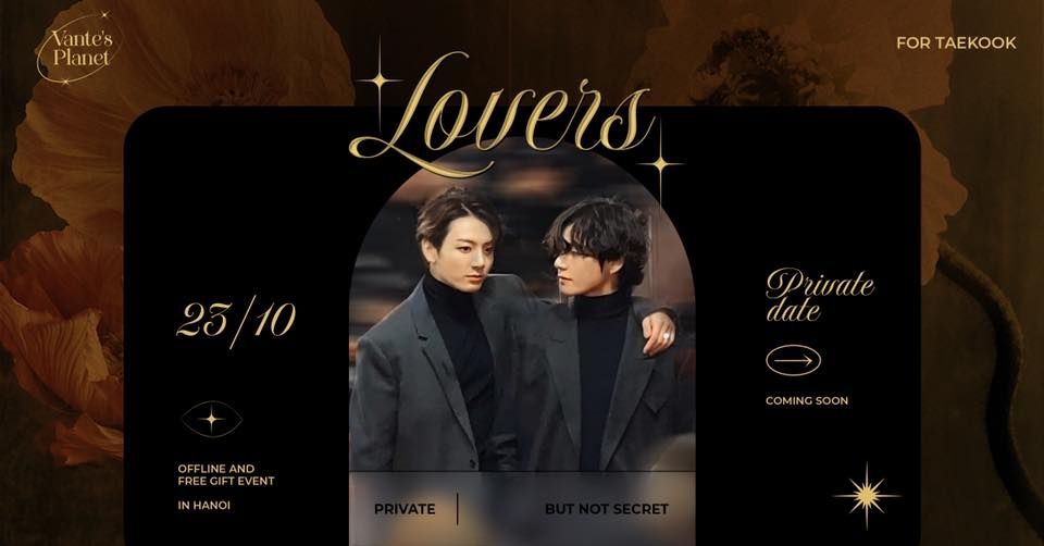 Lovers: Private Date | Offline & Free Gifts Event For Taekook