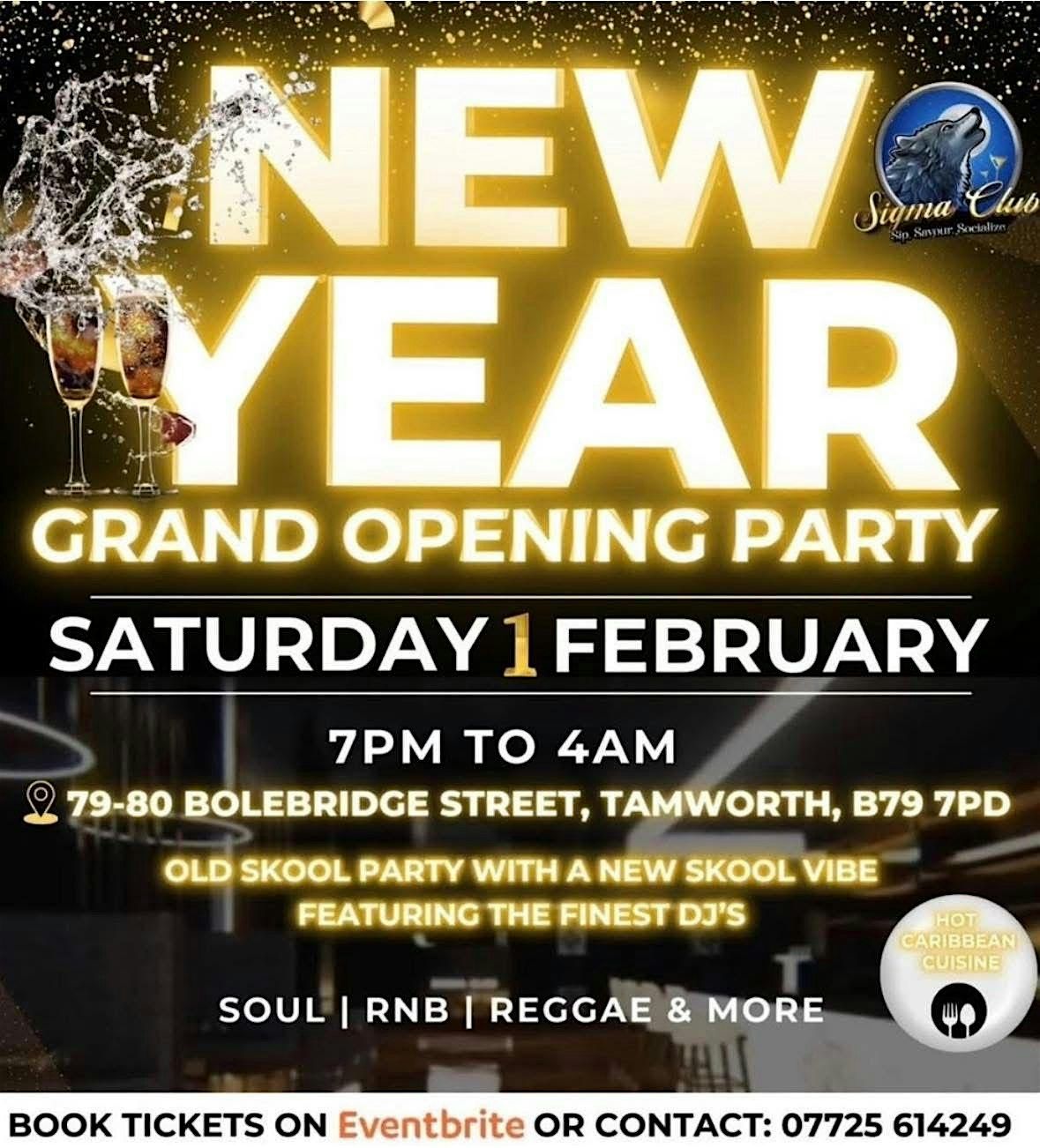 SIGMA NEW YEAR GRAND OPENING PARTY