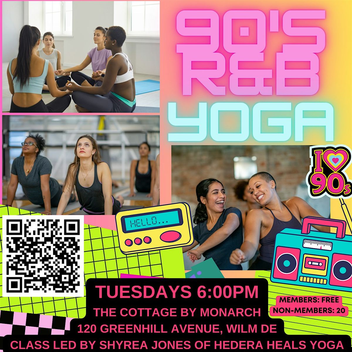 90's R&B Yoga Class with Shyrea Jones of Hedera Heals Yoga