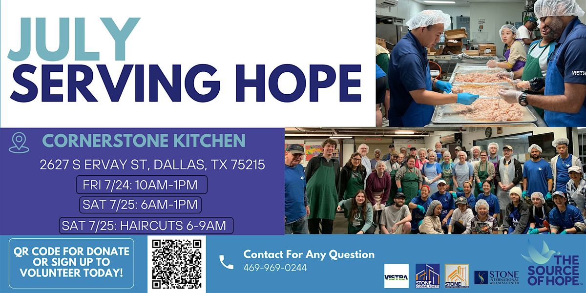 July Volunteer Serving Hope