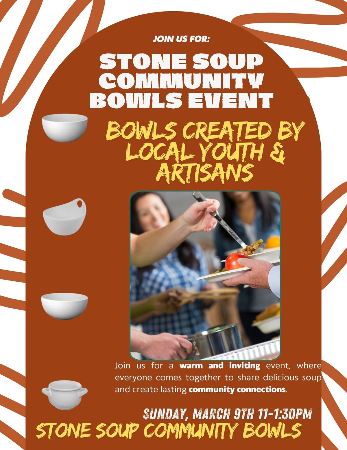 STONE SOUP COMMUNITY BOWLS-ALL YOU CAN WANT SOUP