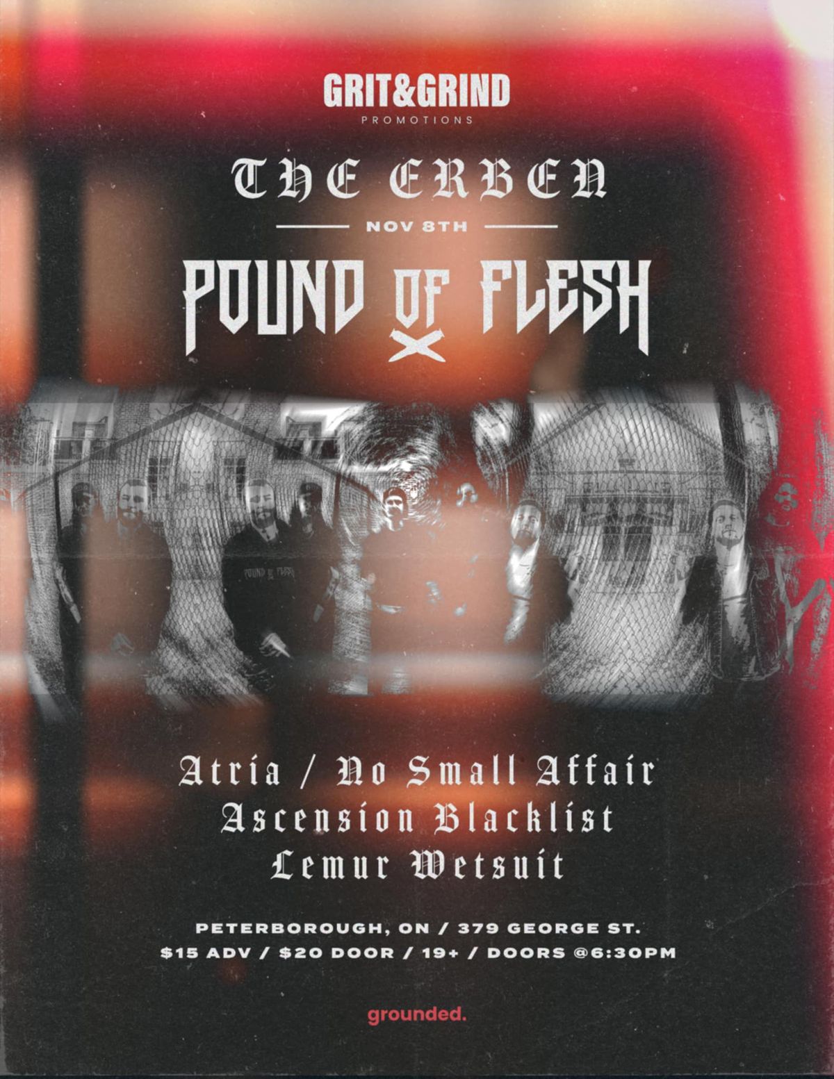 Pound Of Flesh, Atria & More @ The Erben\/Peterborough 