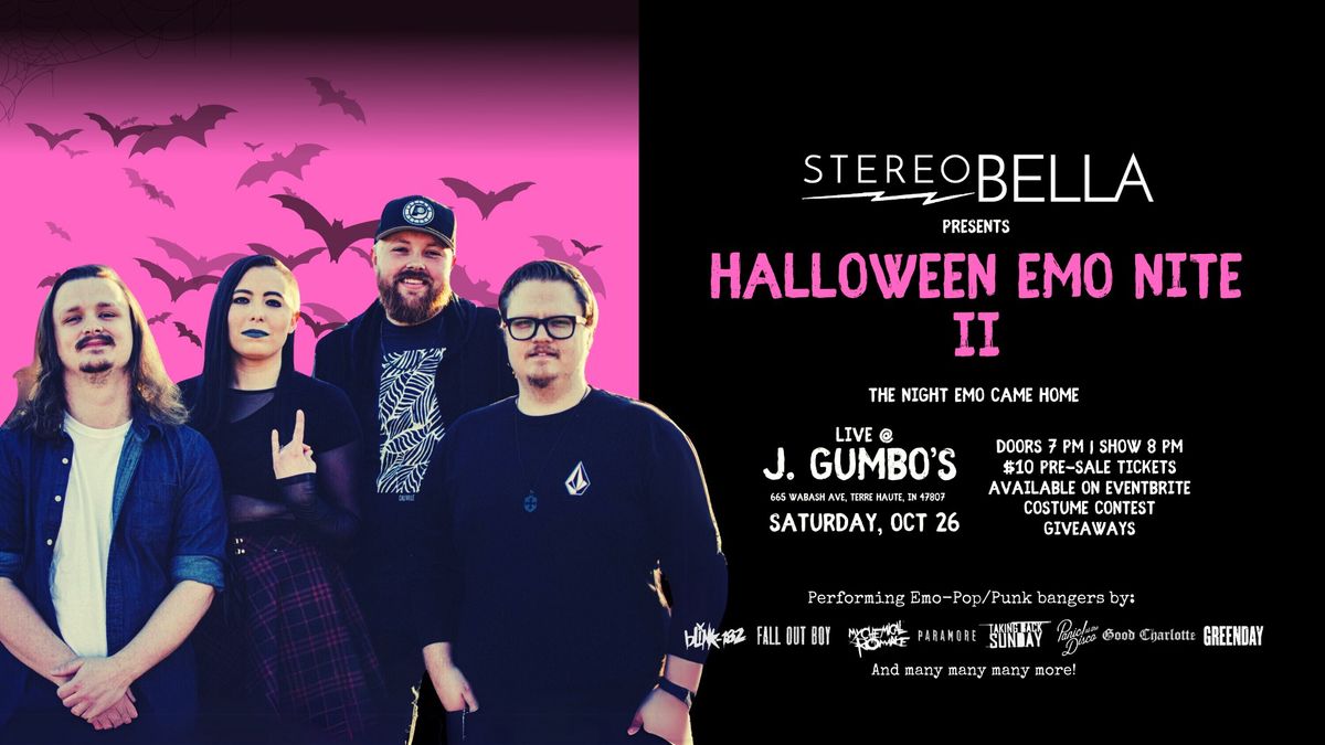 Halloween Emo Nite II featuring Stereobella