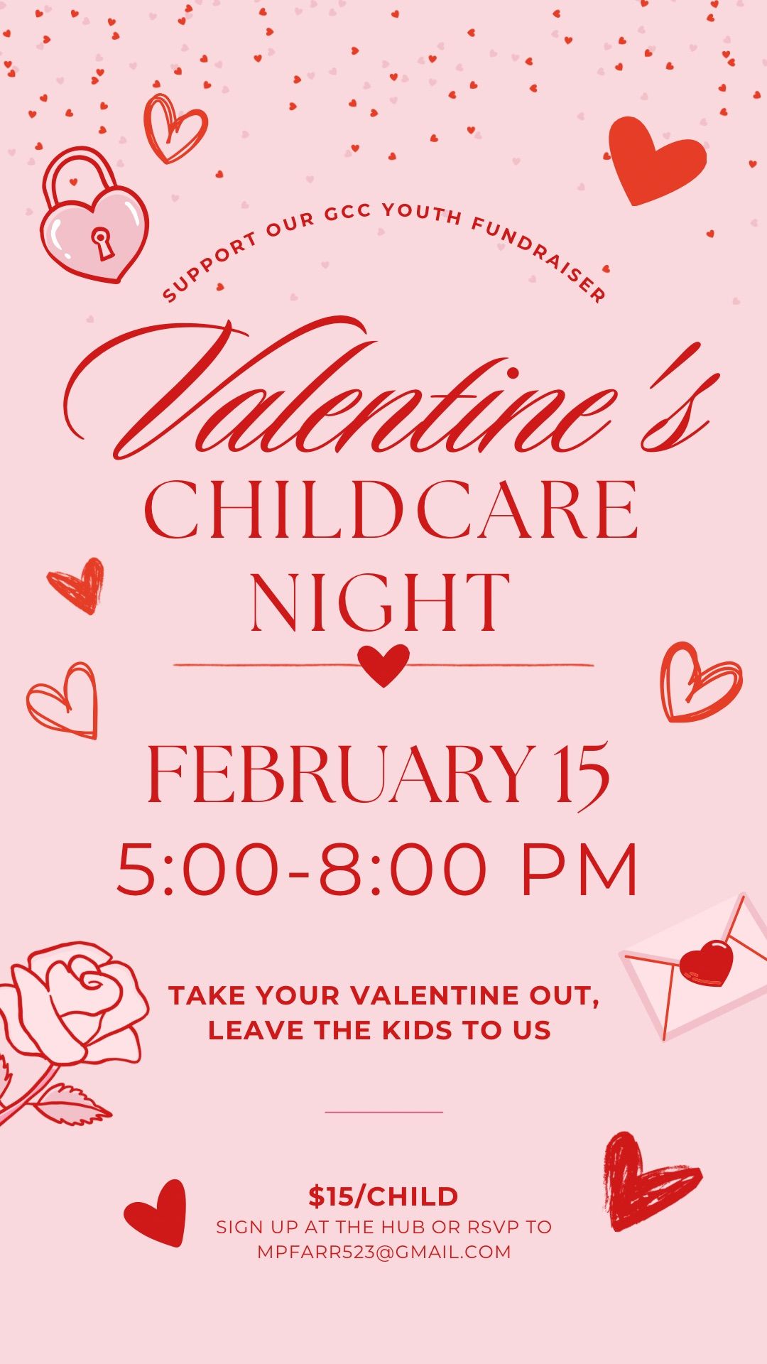 Valentine Weekend Childcare - Youth Fundraiser