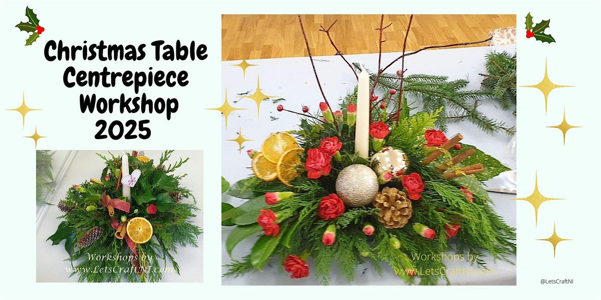 Christmas Flower Arranging Workshop | Fresh Greenery | Ballyclare | 7.30pm