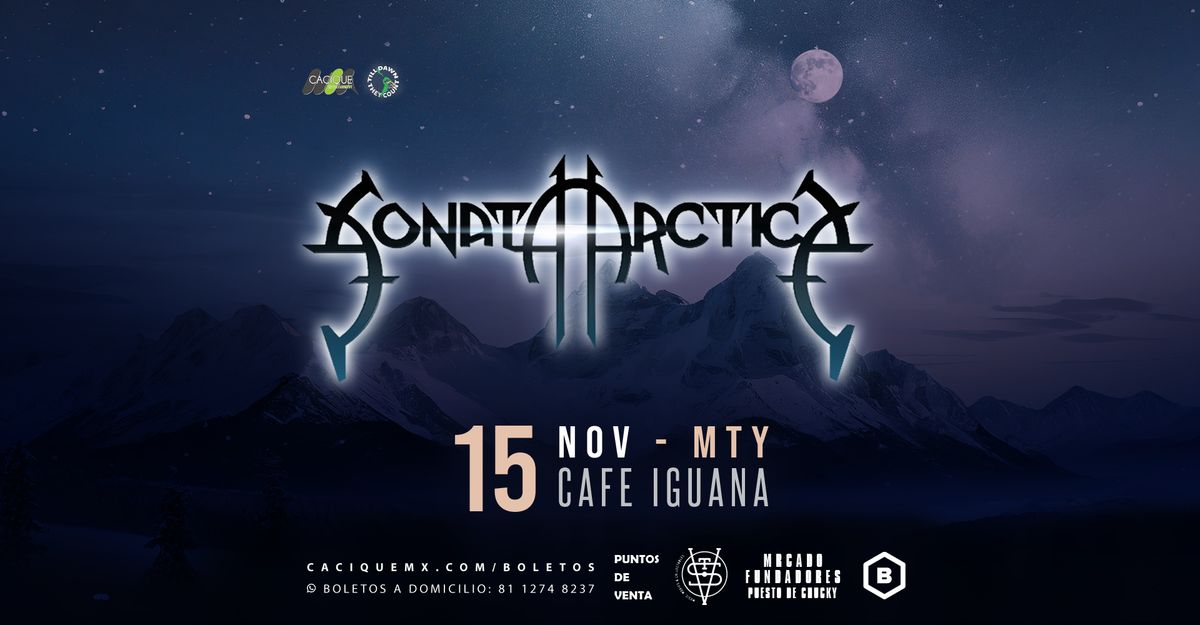 SONATA ARCTICA en MTY \u2022 15 de Noviembre \u2022 Caf\u00e9 Iguana