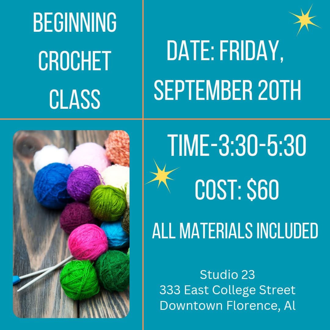 Beginner Crochet Class