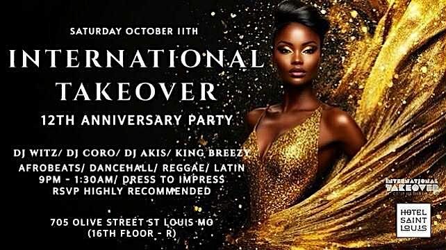 INTERNATIONALTAKEOVER 12TH ANNIVERSARY PARTY