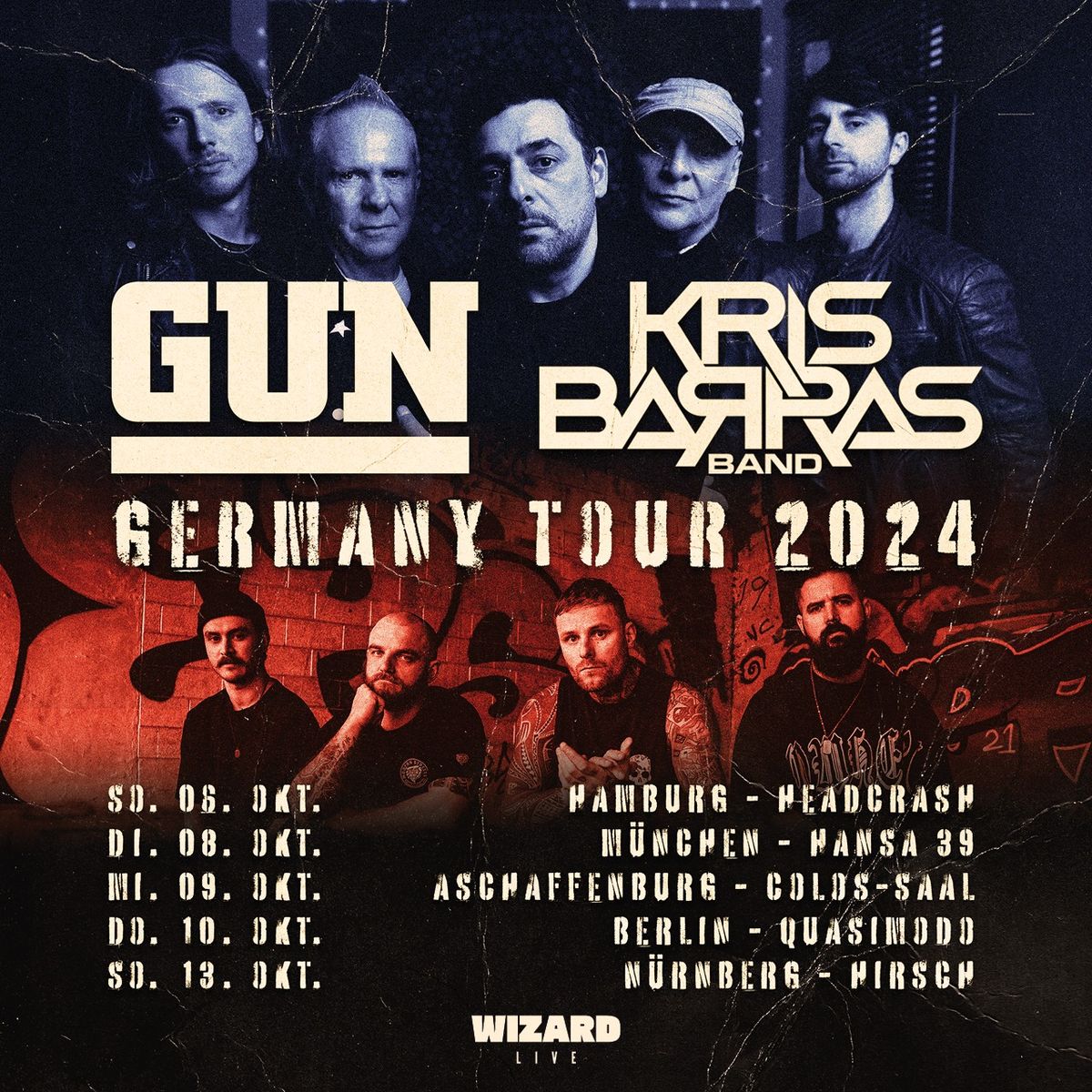 GUN & KRIS BARRAS BAND - Germany Tour 2024 \/ N\u00fcrnberg