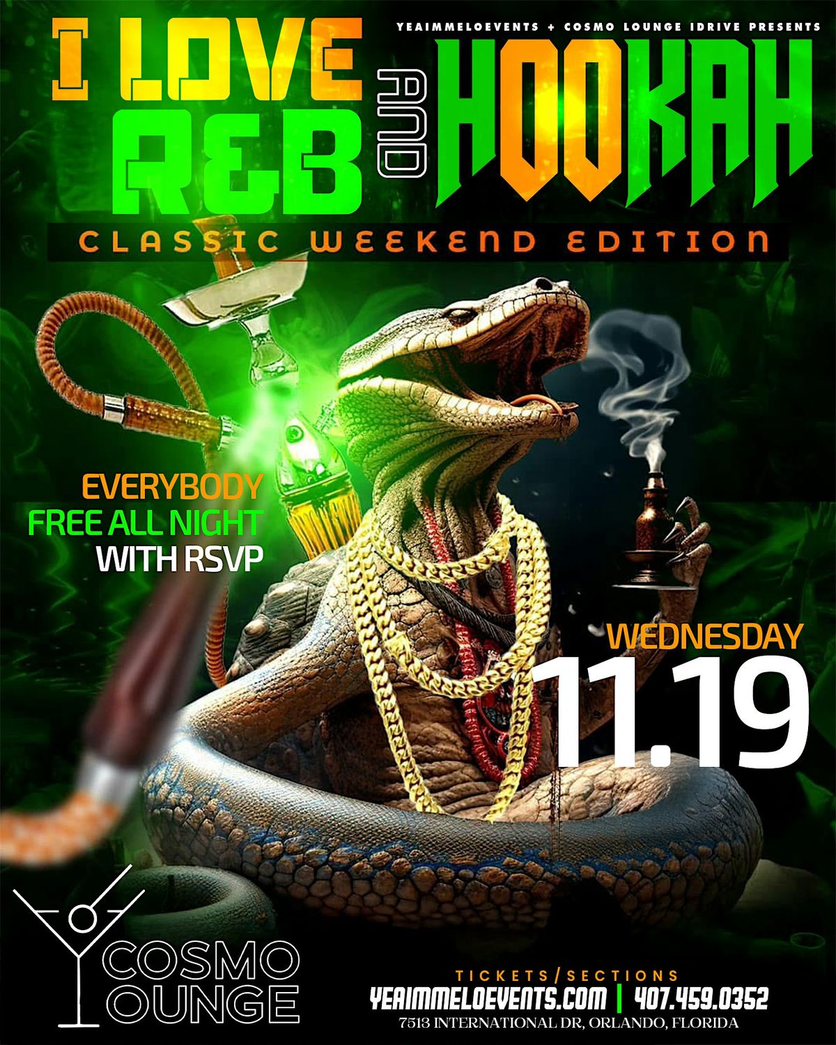 I Love R&B And Hookah - Classic Weekend Edition
