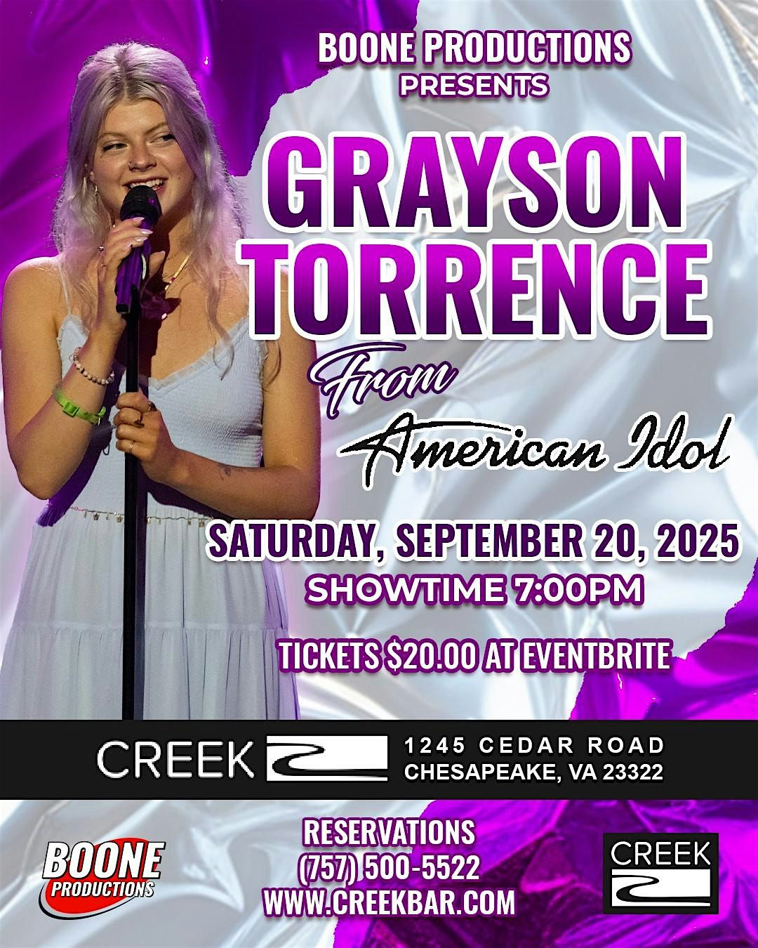 Grayson Torrence from American Idol