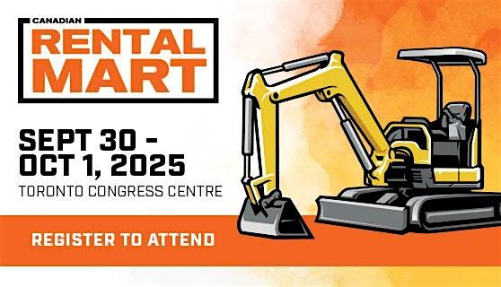 Canadian Rental Mart 2025, September 30 & October 1.