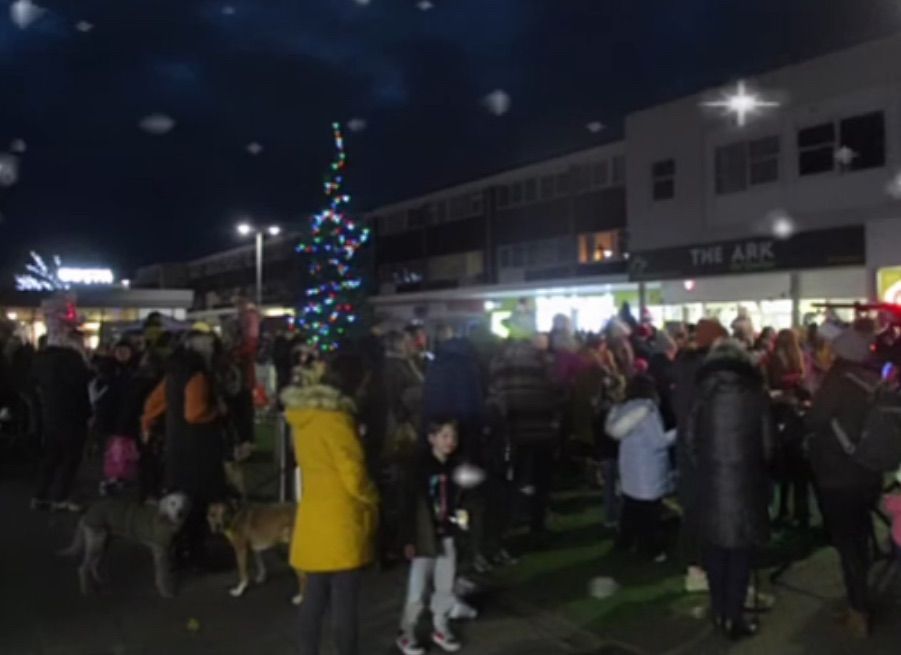 Lighting of the Christmas Tree at the Broadway Plymstock