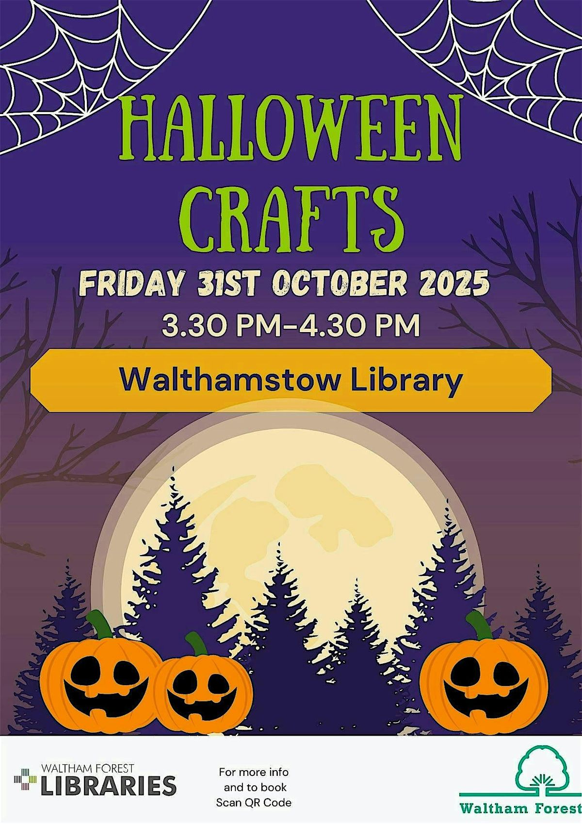 Halloween Kid's craft at Hale End library