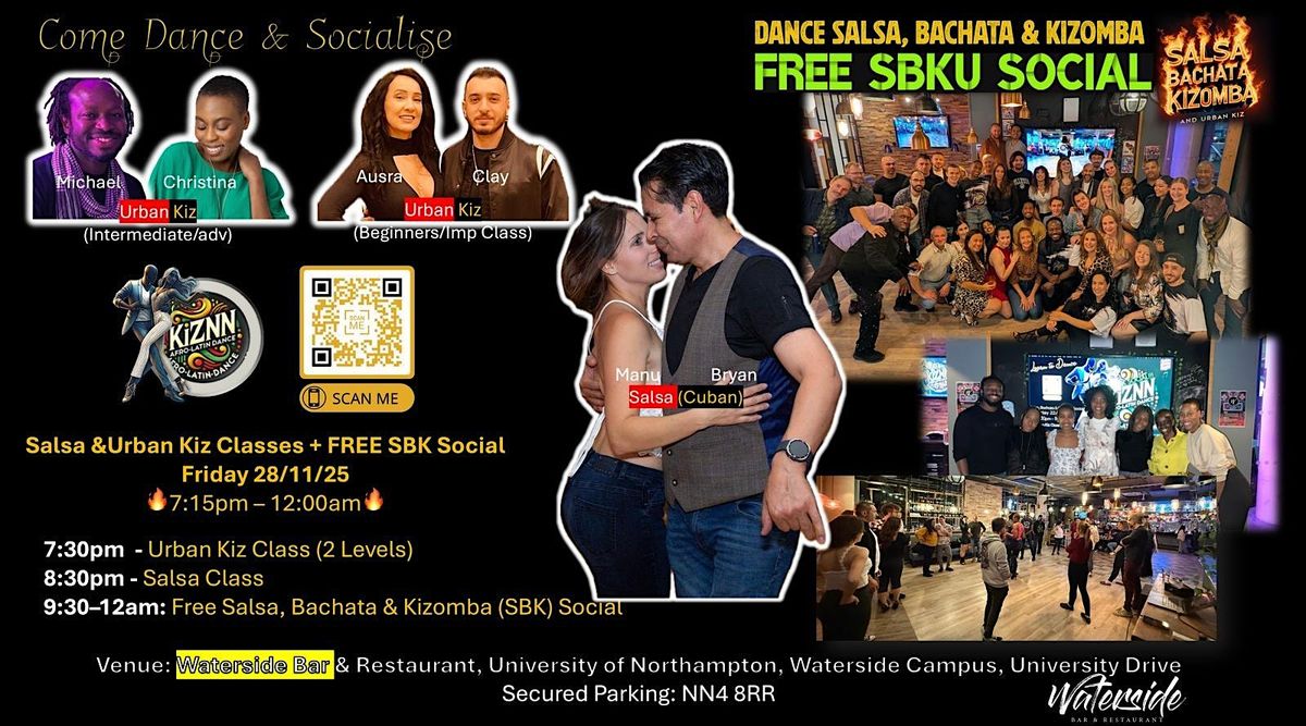 Dance Class  & Social Northampton | Salsa |  Bachata | Kizomba | Urban Kiz