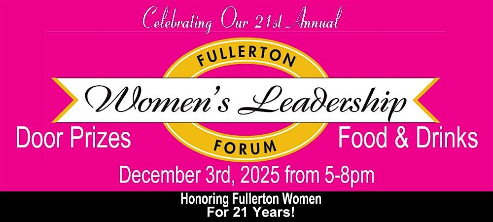 Fullerton Women's Leadership Forum 2025