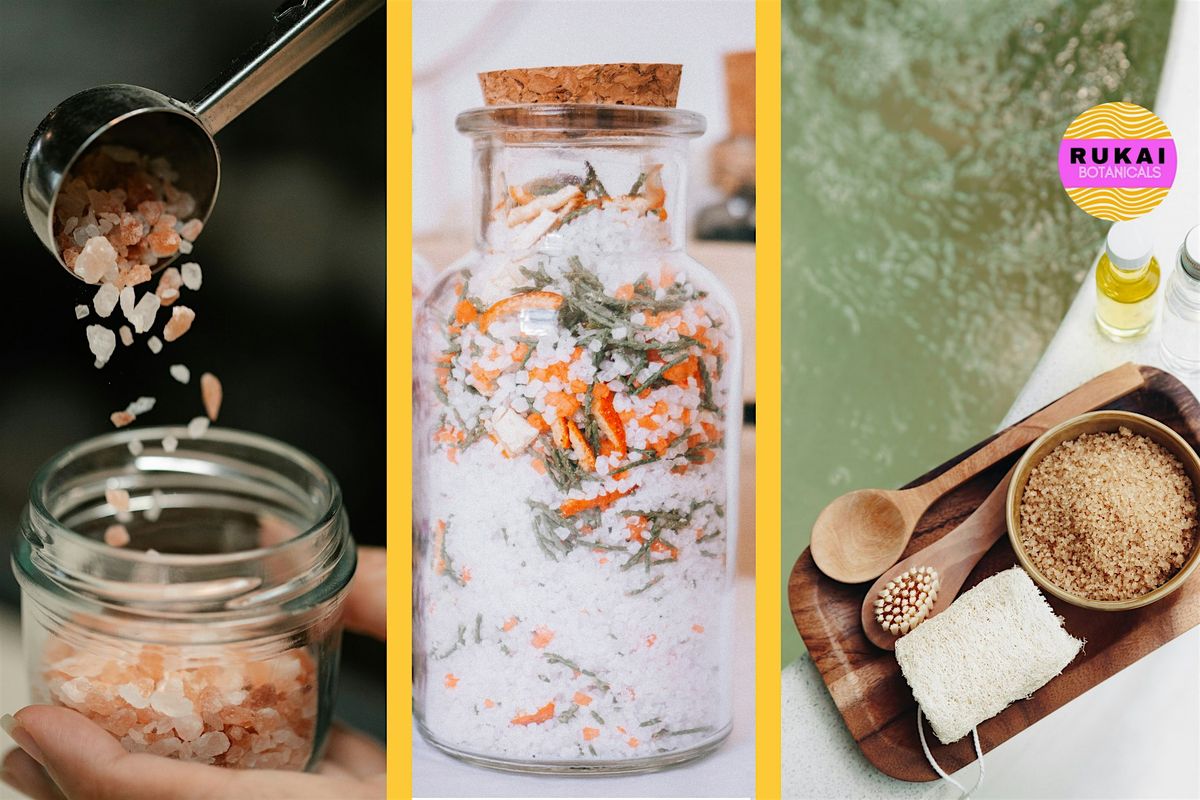 Bath salt & bath tea bag workshop