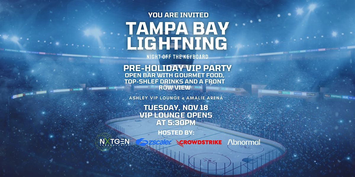 Tampa Bay Lightning VIP Experience: A Night Off the Keyboard